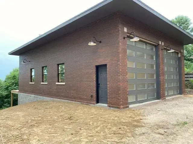Brick garage project by Markuson Construction