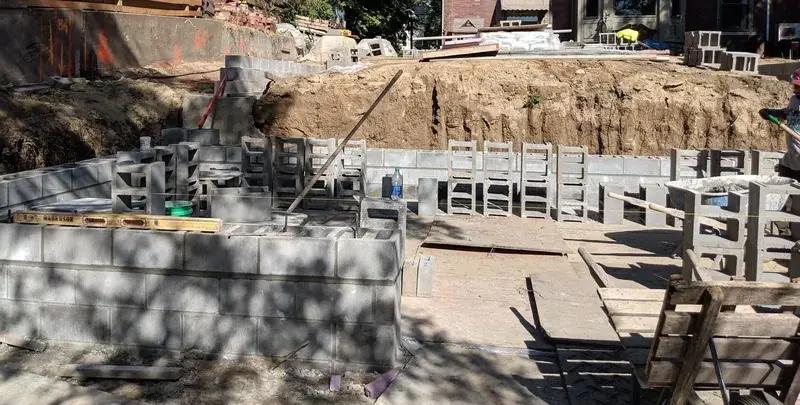 Stucco repair project by Markuson Construction